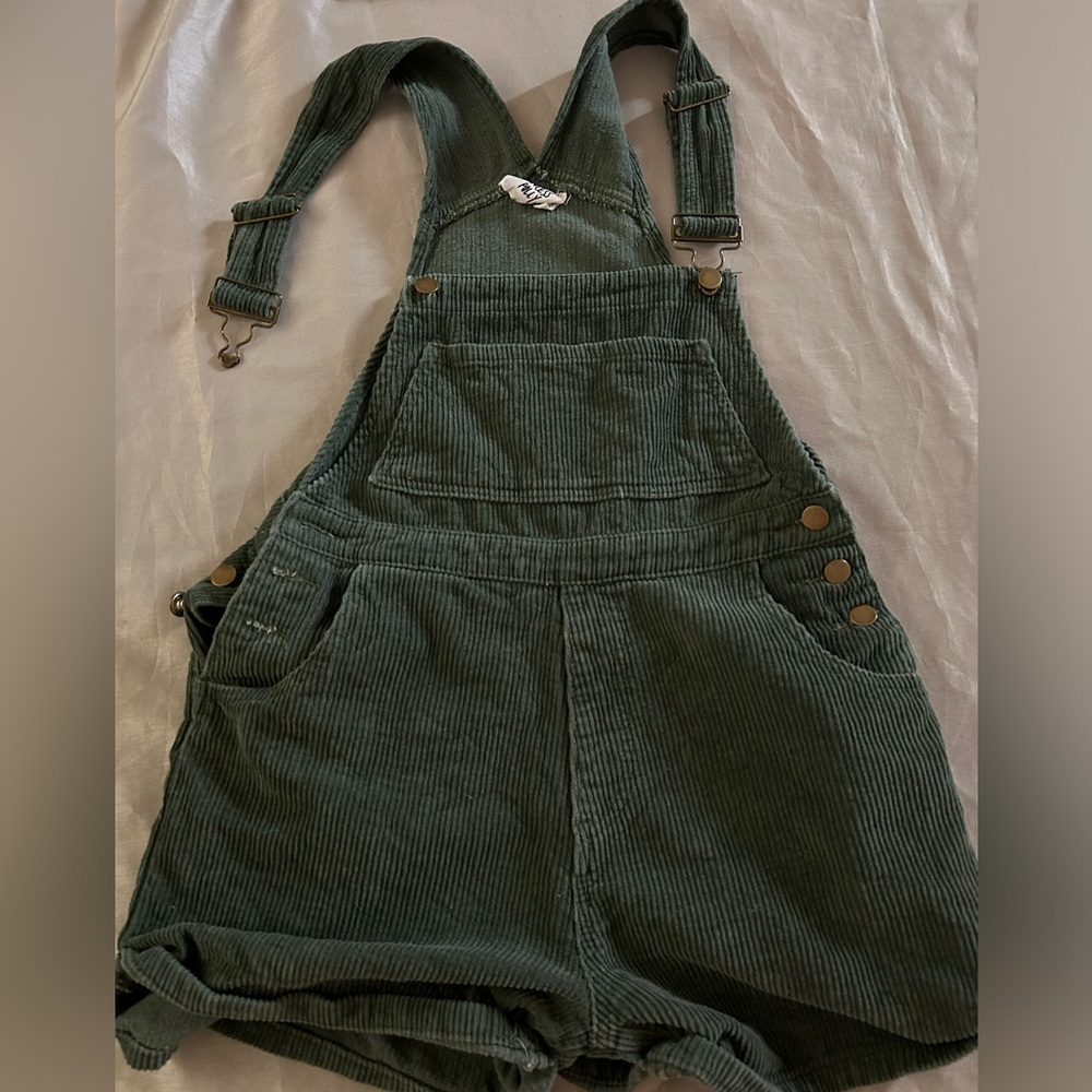PRINCESS POLLY green over alls